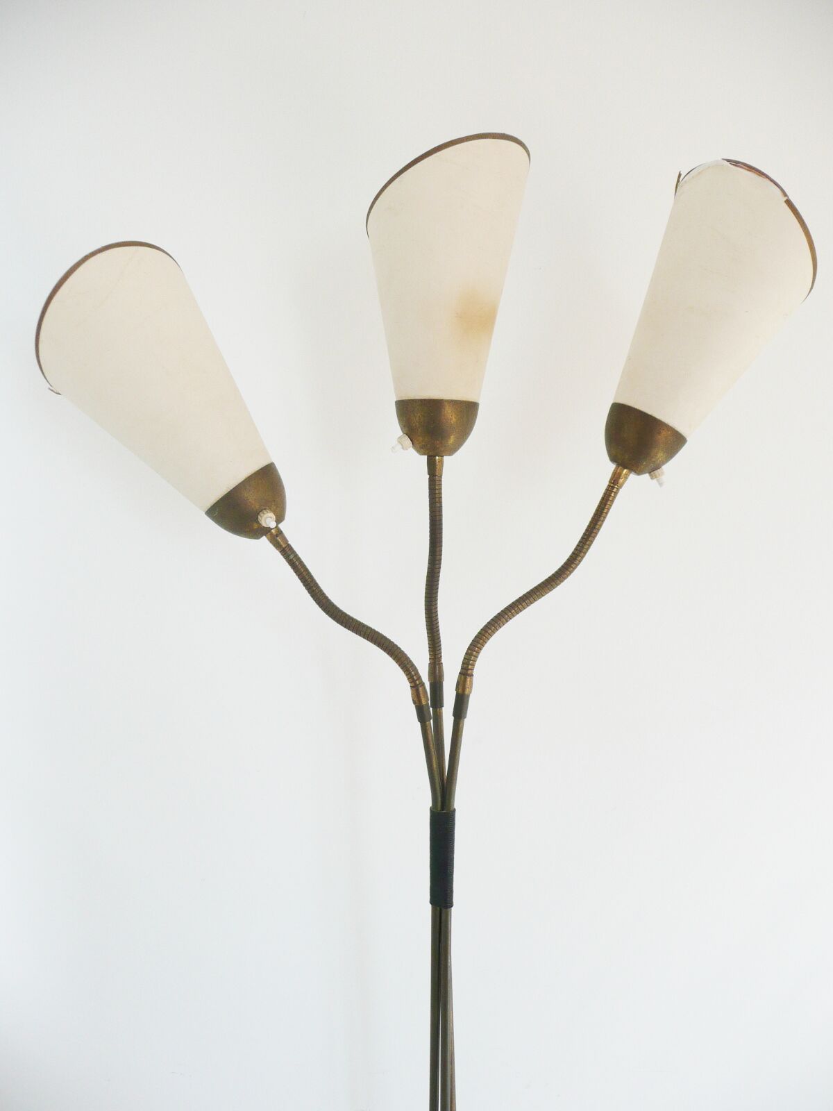 Typical lamp 1950-3 arm flexible 50s design vintage 50's