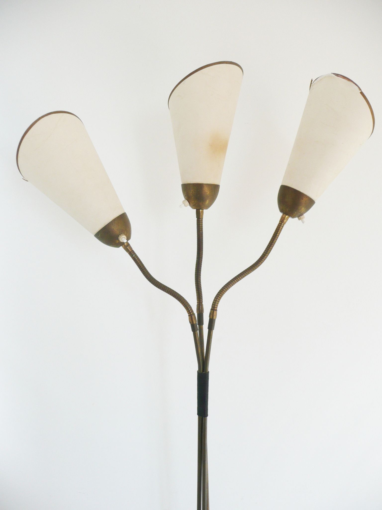 Typical lamp 1950-3 arm flexible 50s design vintage 50's