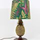 Hollywood Regency pineapple table lamp in brass by Mauro Manetti, Italy, 1970s.