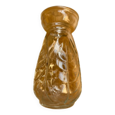 Vase bulbe verre moulé