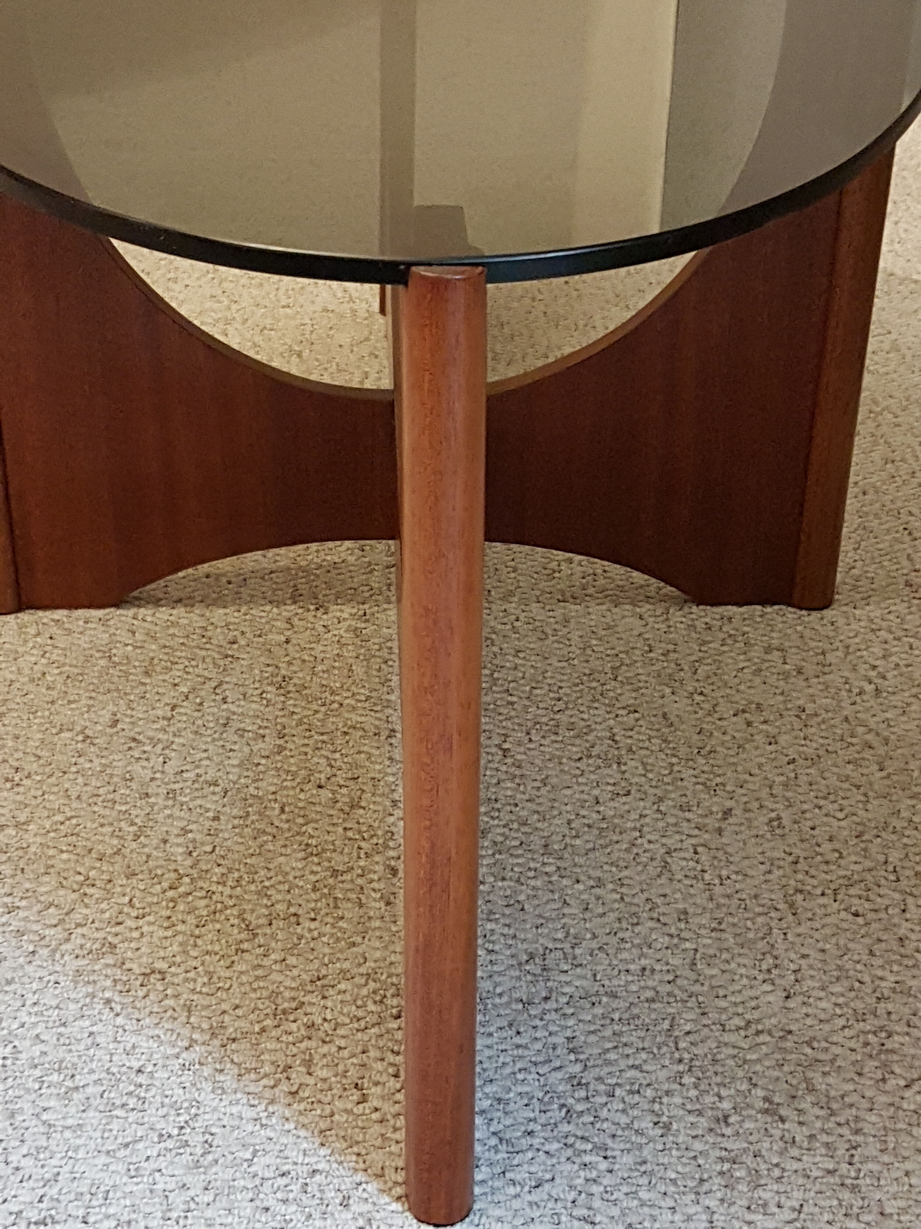 Designer coffee table Hugues Poignant 1960