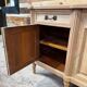 Aero-sanded cherry wood enfilade