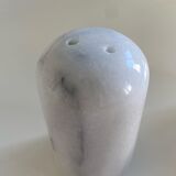 Salt and pepper shaker in Carrara marble, 70s