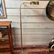 Articulated reading floor lamp in brass, design by DLG Fratelli Martini.