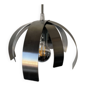 70s stainless steel pendant light