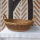 Panier en osier plat