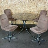 4 chaises & table des années 60