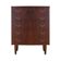 Walnut chest of drawers, Danish design, 1970s, production: Denmark