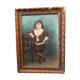 Portrait au pastel d’un enfant du début du 20e siècle