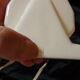 Porcelain and opaline art deco wall lamp