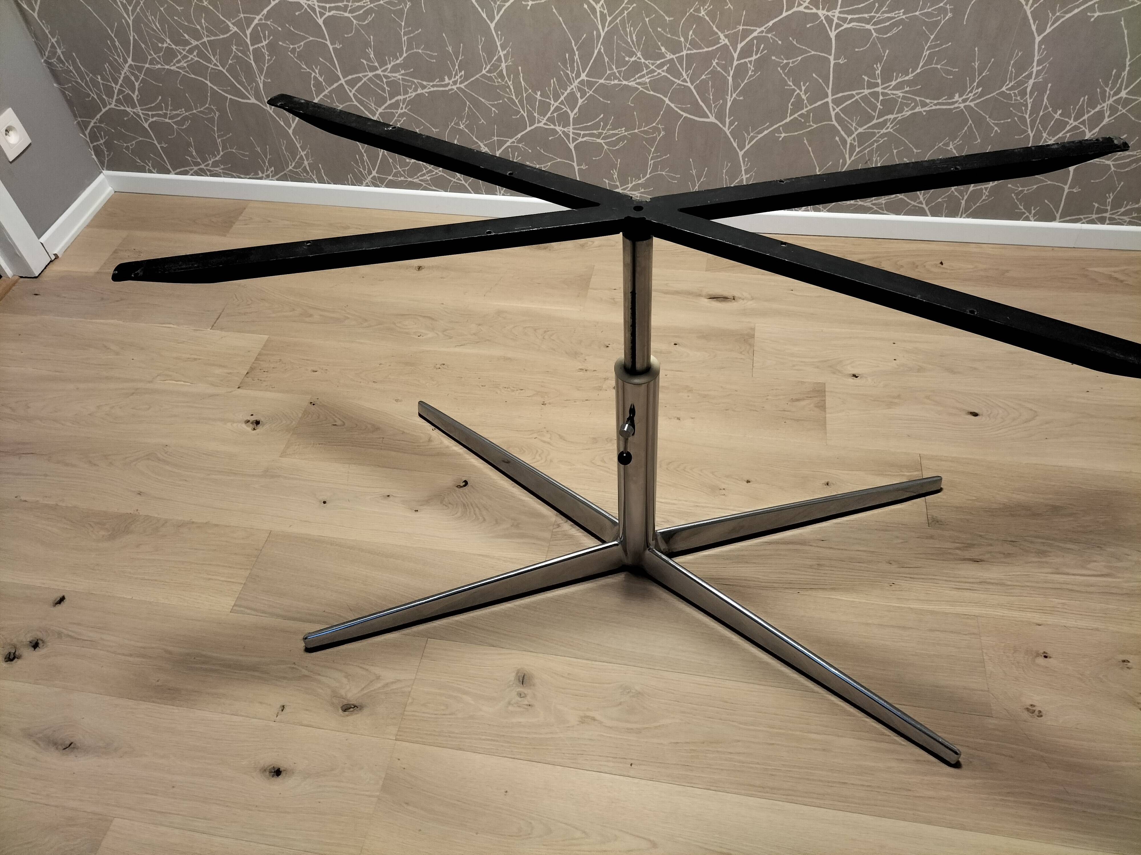 Coffee (or high) oval wooden table