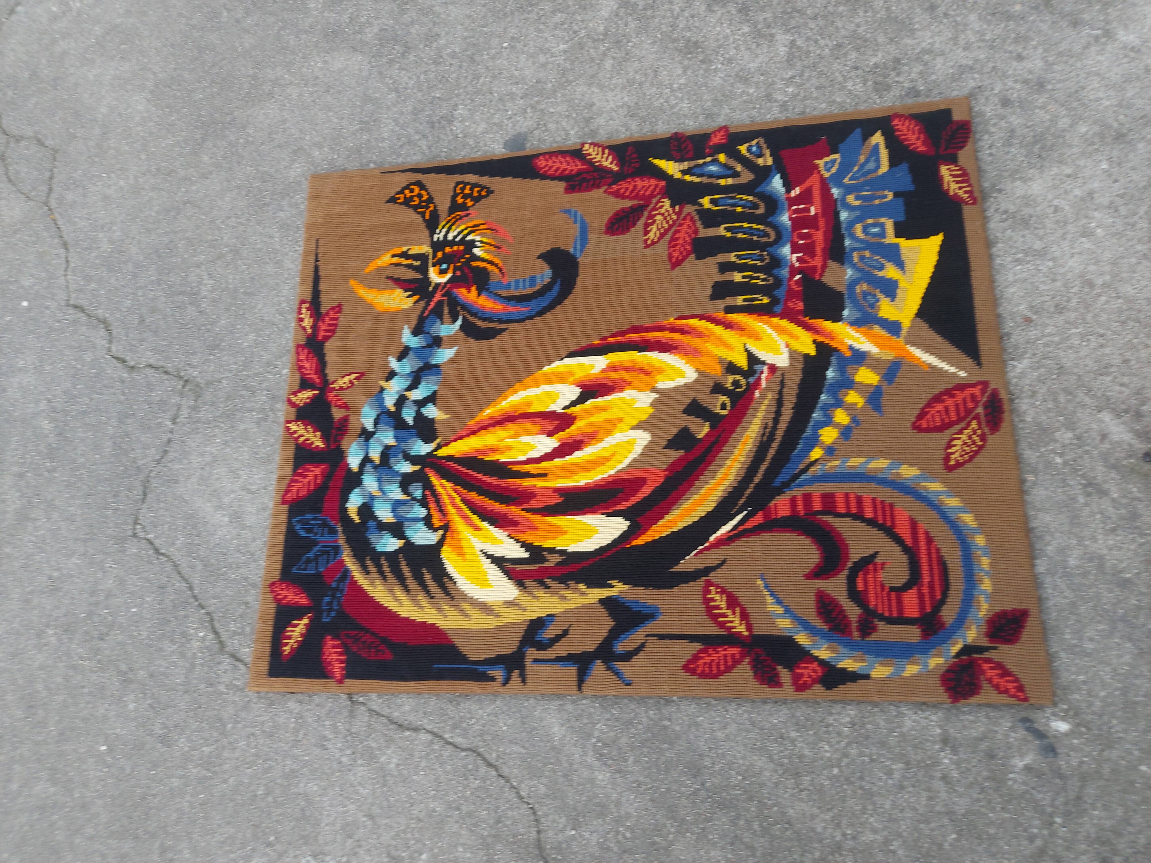 Tapestry, vintage canvas