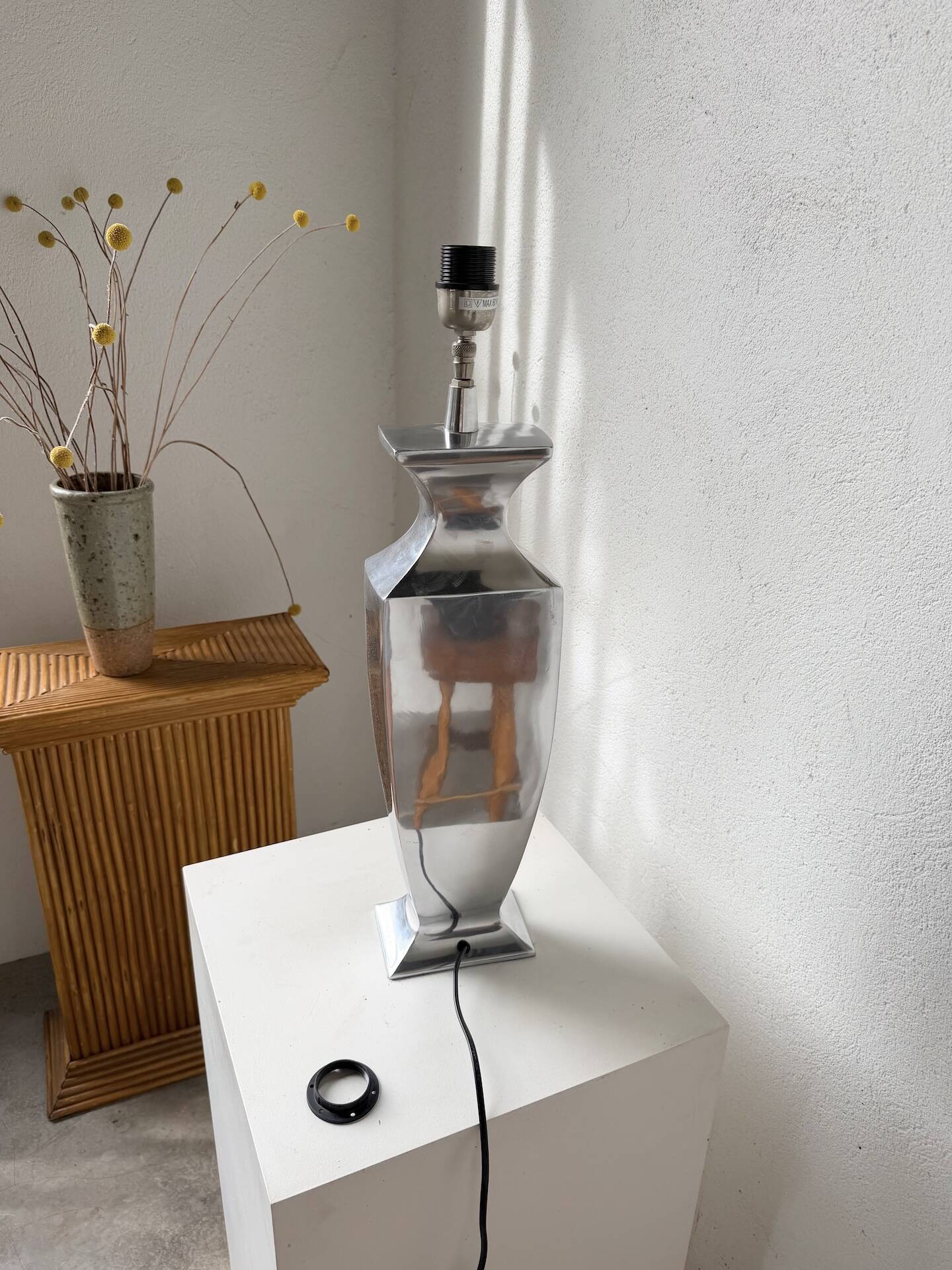 XL lamp made of aluminium 1980