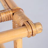 Vintage Bamboo Trolley and serving trolley 1960s