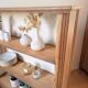 Étagère en bois rétro chic