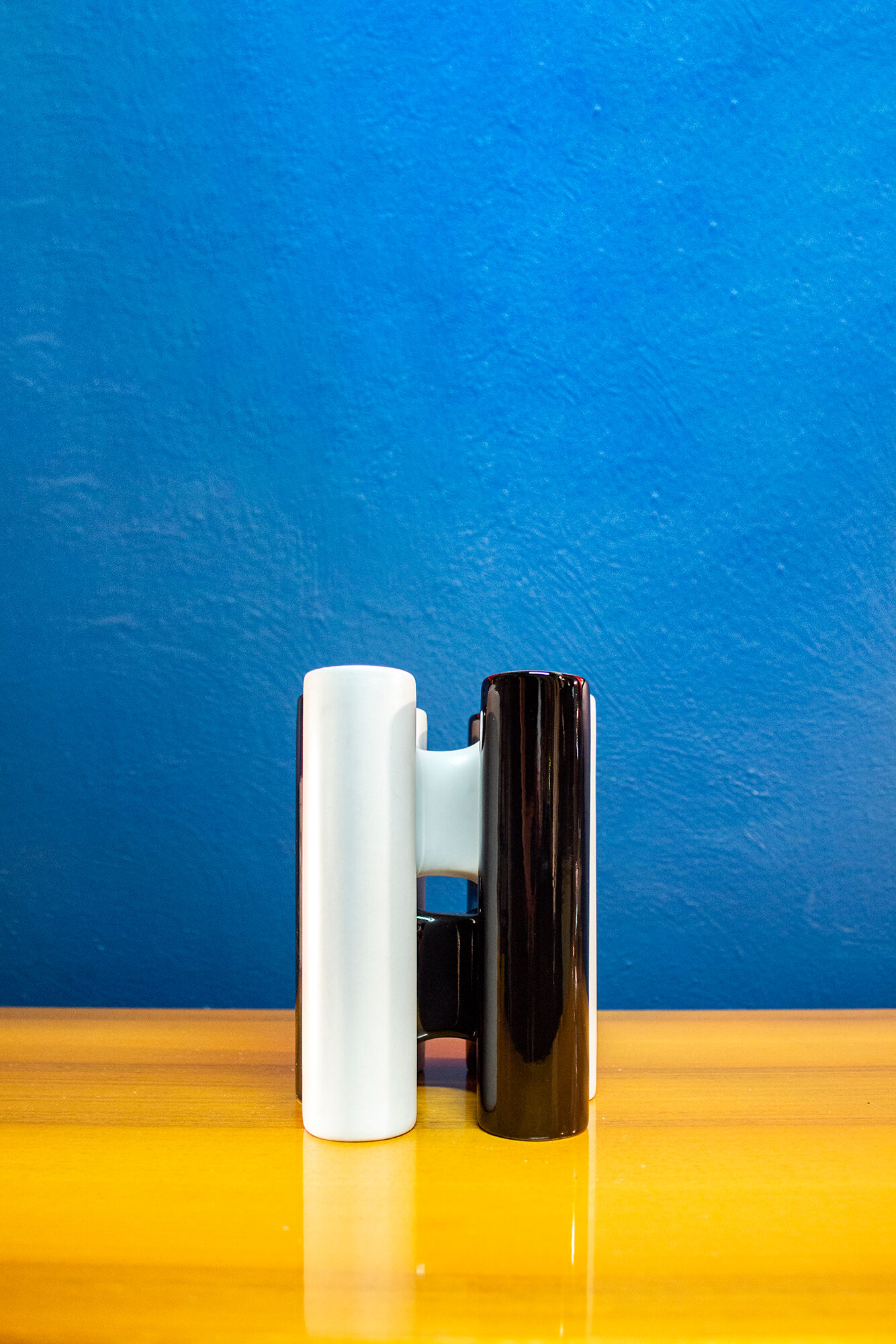 Ceramic Vase by Marisa Modern line in craftsmanship, Italy 70s