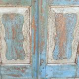 Wardrobe two doors and a green/blue drawer