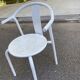 Vintage IKEA Maxmo Armchair 80s White Metal Design
