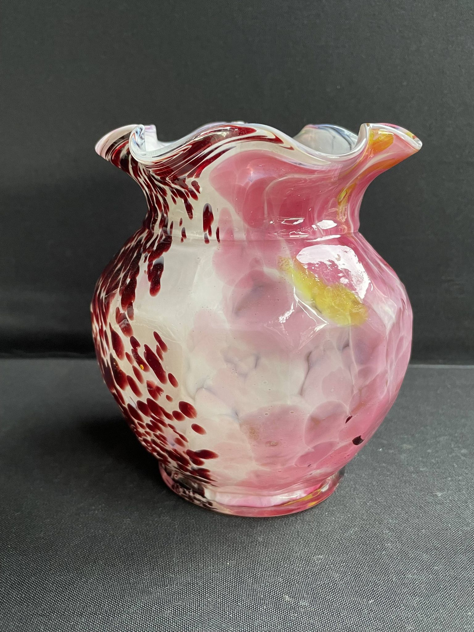 Ball vase - Ets Legras - 19th century