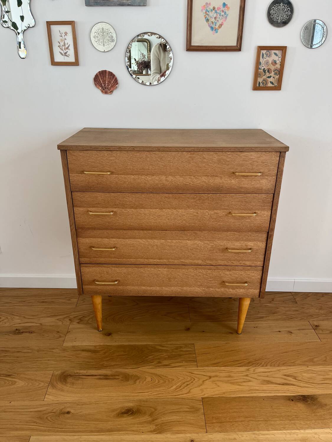 Renovated Scandinavian chest of drawers