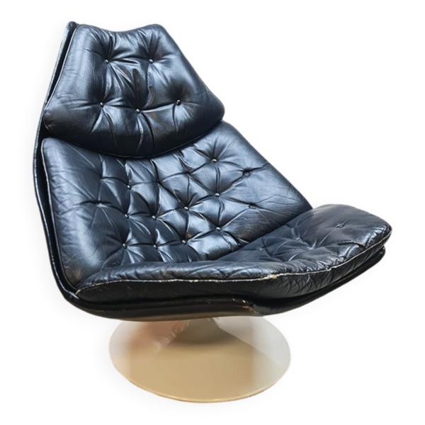 Fauteuil pivotant vintage Artifort Geoffrey Harcourt F588