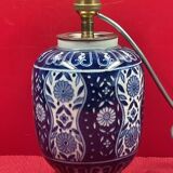 Lamp base, Asian porcelain vase, ideogram
