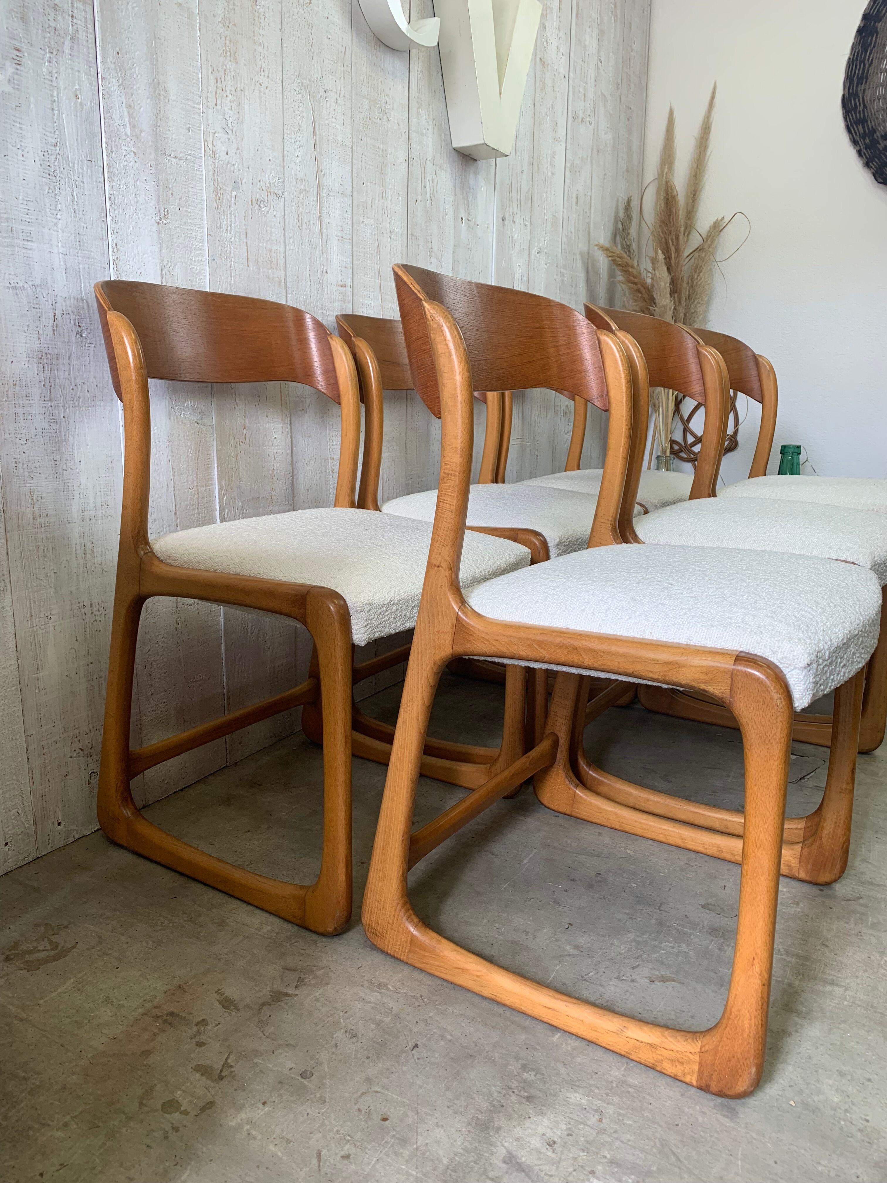 Series of 6 chairs Baumann