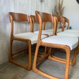Series of 6 chairs Baumann