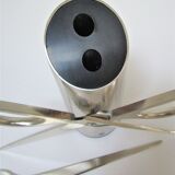 Stainless steel office set by Lerche Germany design 70s