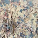 Oil painting on canvas Russian school dimensions: height -64cm - width -67