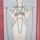 Original poster exhibition fashion and good tone stencils Paris 1986