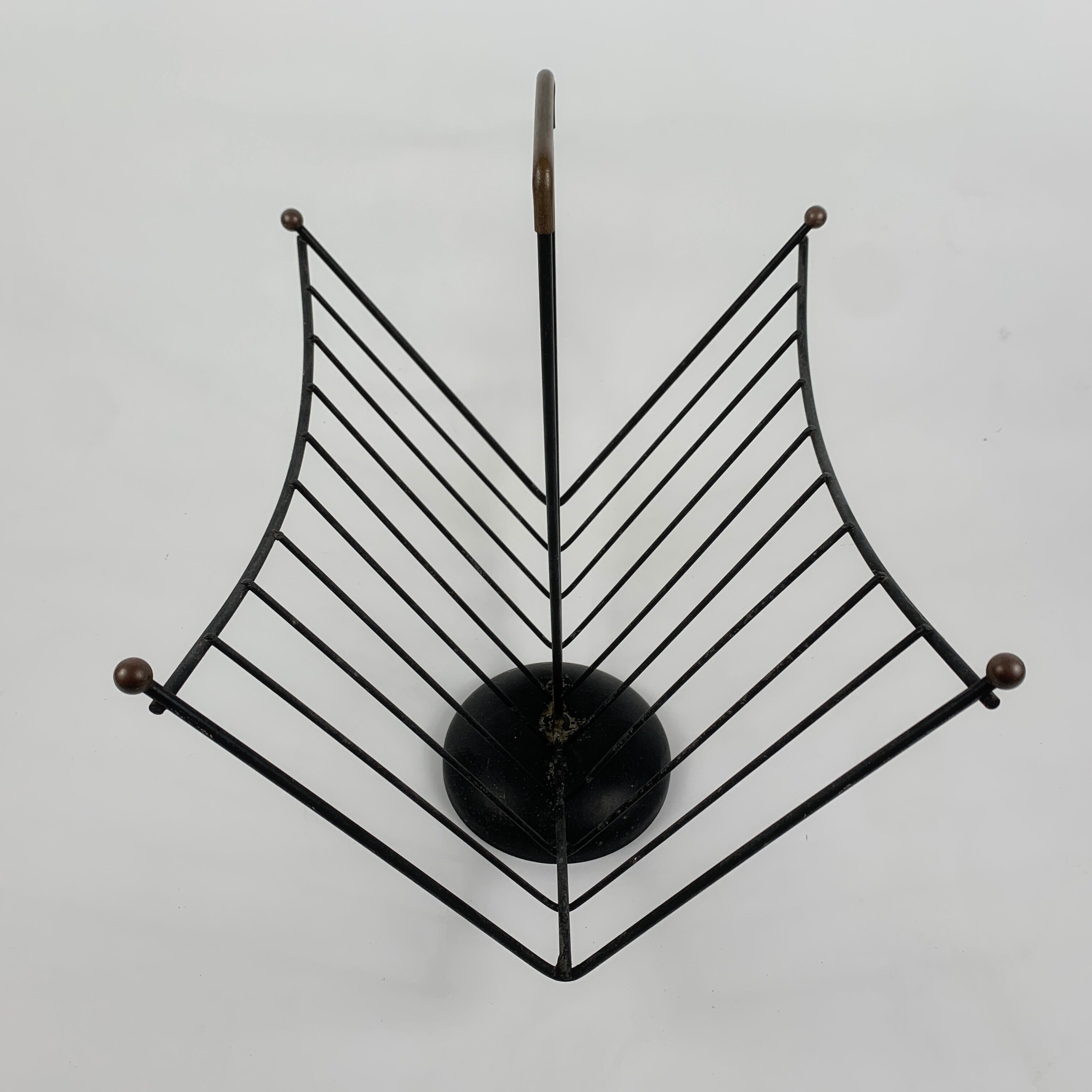 Magazine door Iron enhanced with vintage brass style 1950 1960