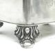 Biedermeier sugar bowl, silver-plated brass, Poland, 1920s