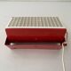 Simple red metal wall light from the AGE, 1970s, Germany.