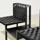 Gijs bakker Pair of Seatbelt Lounge Chairs + Side Table for Castelijn 1978