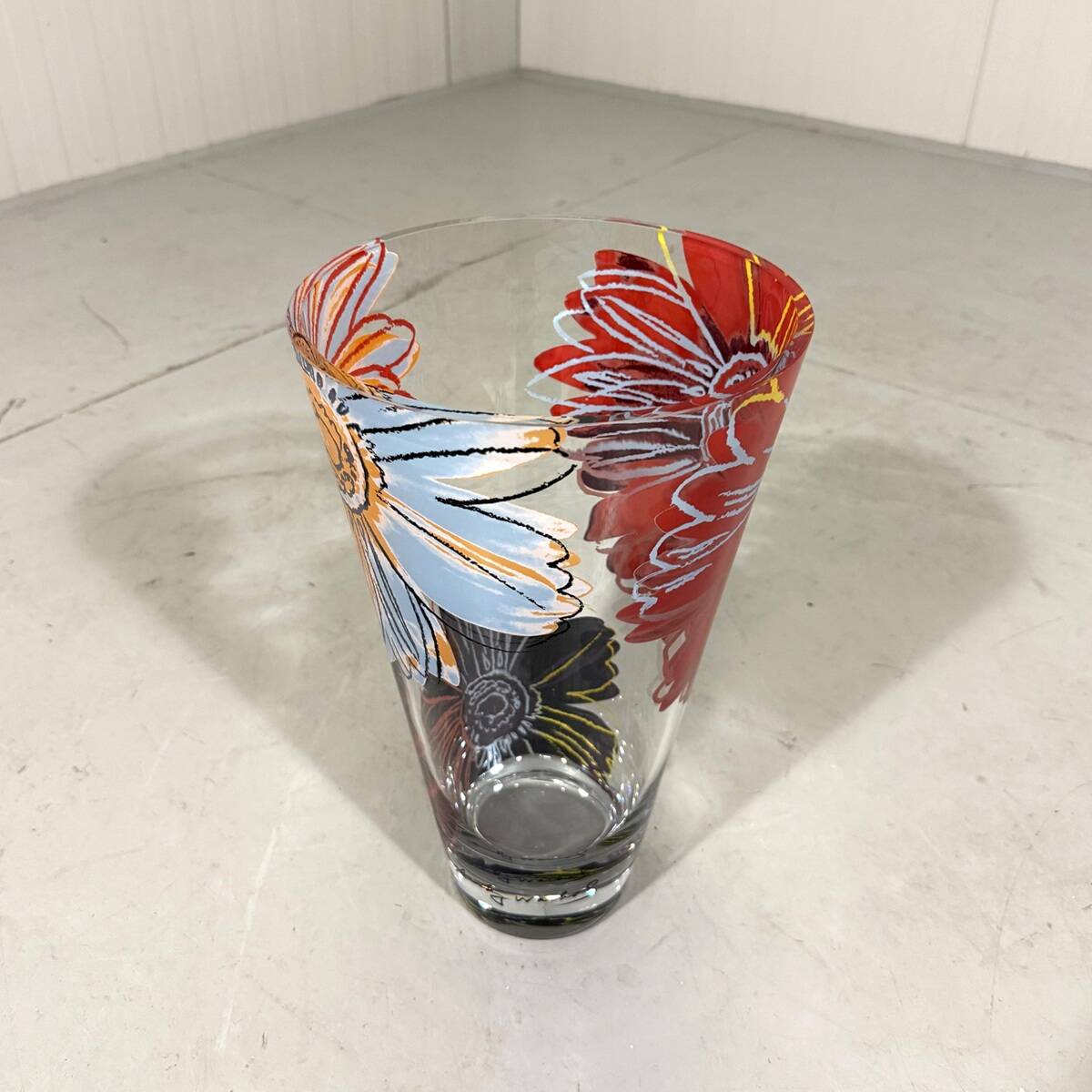 Andy Warhol glass vase Daisies for Rosenthal Germany 1980’s