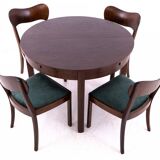 Art Deco table set, Poland, 1930s. After renovation.