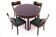 Ensemble de table Art Déco, Pologne, années 1930. Après rénovation.