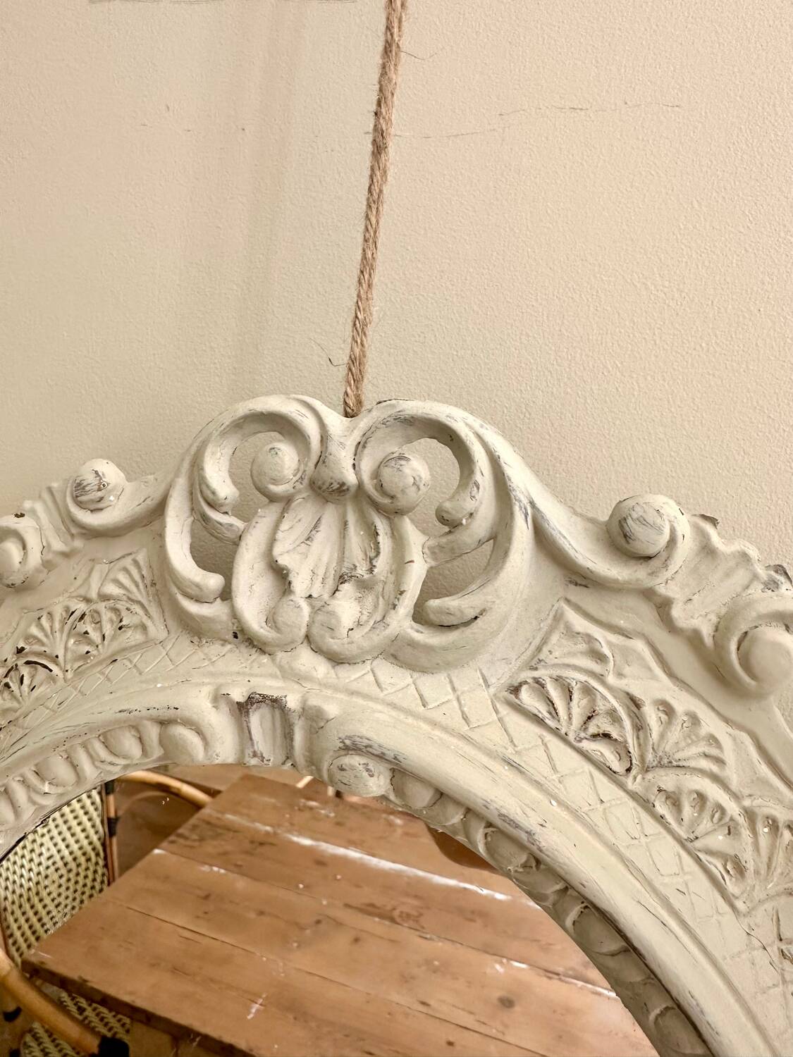 Old mirror, baroque style