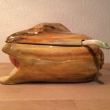 Soup cob of ceramic corn slurry vintage