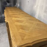 Oak buffet with marquetry