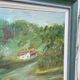 Huile sur toile nature et verdure
