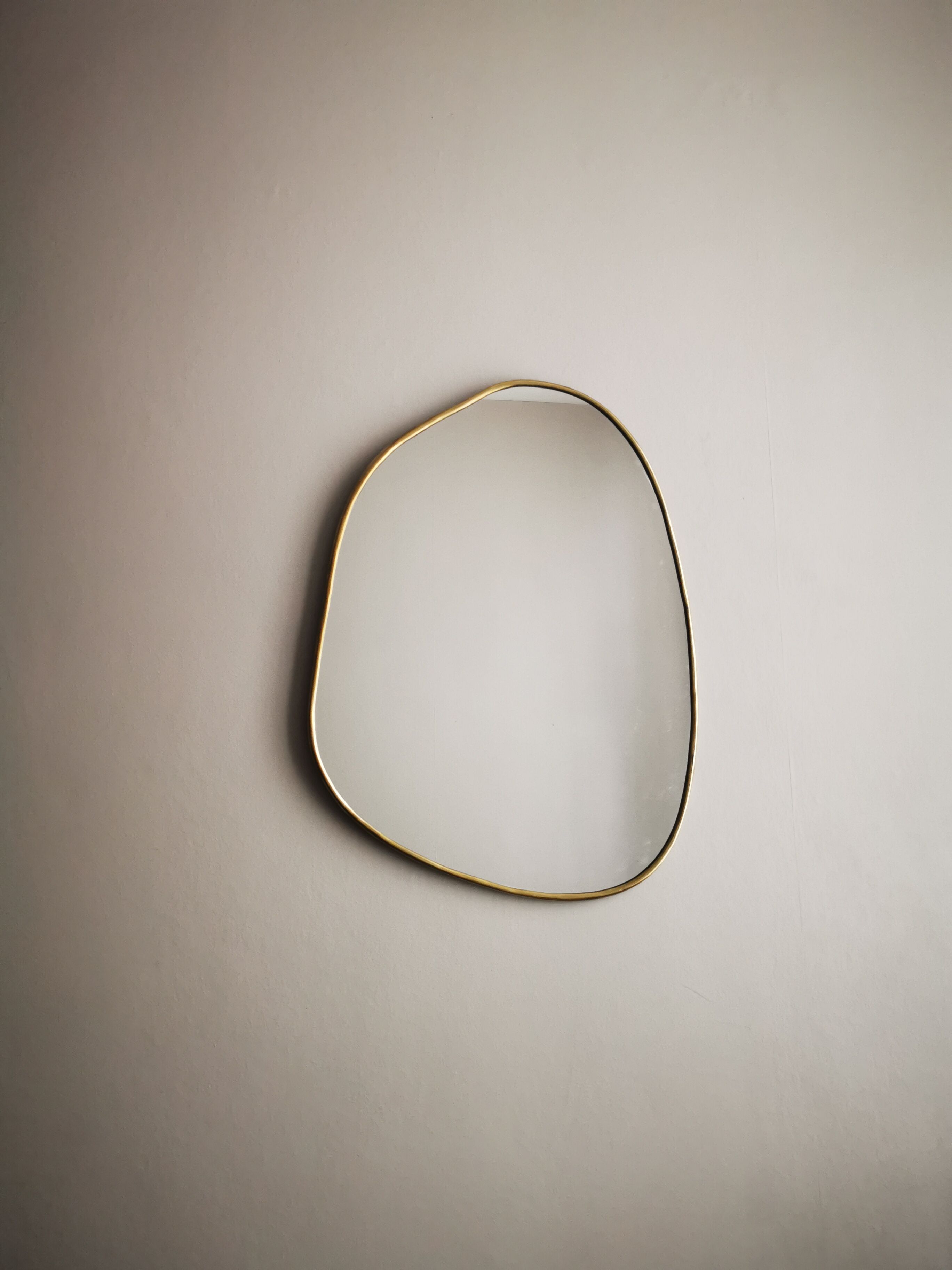 Brass mirror 60x45cm