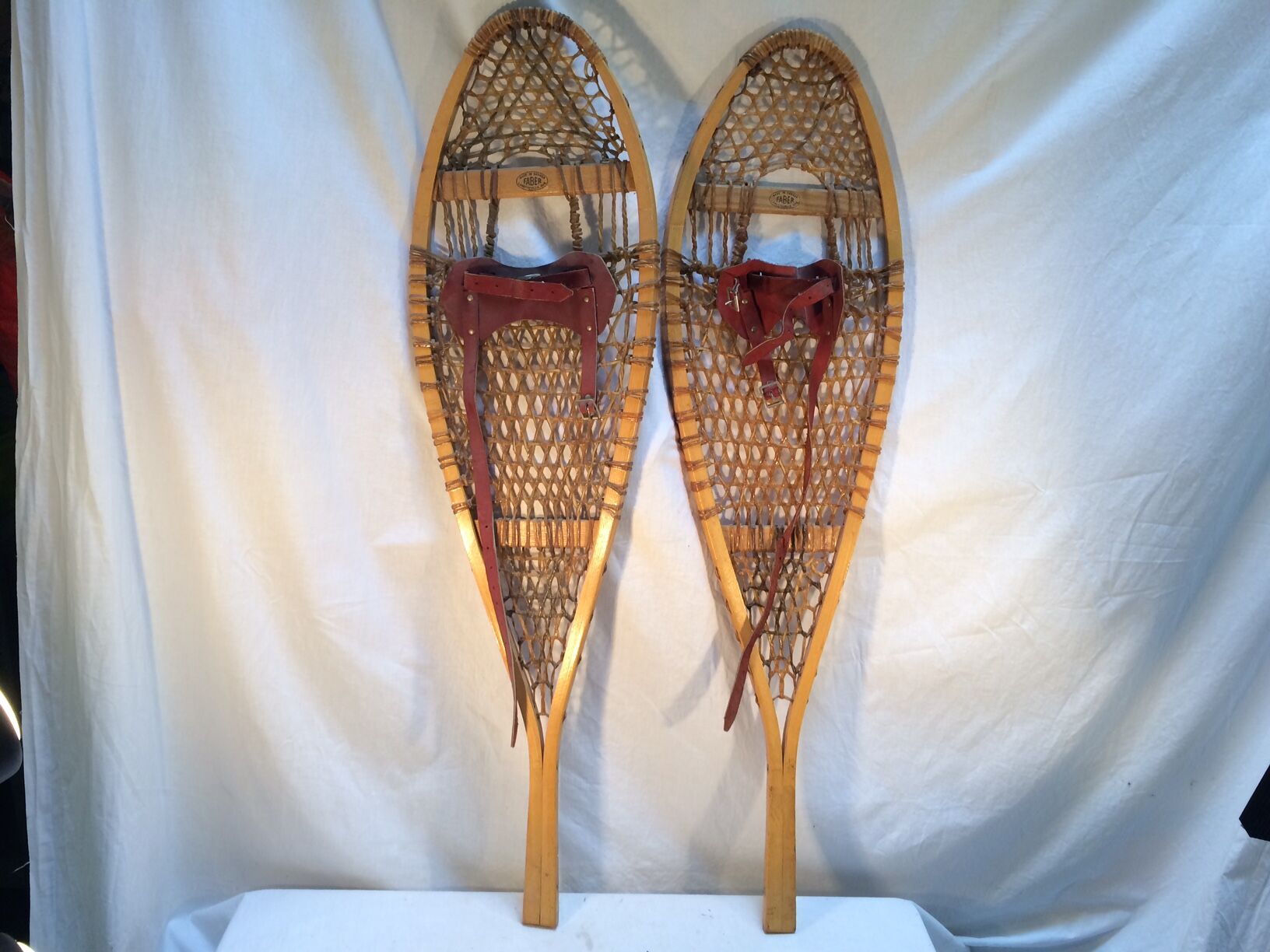 Pair of old Faber Canada snowshoes