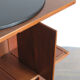 Gianfranco Frattini for Bernini italian wood leather swivel bookcase 1960s