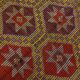 5x8 Burgundy & Yellow Geometric Kilim Rug, 160x258Cm
