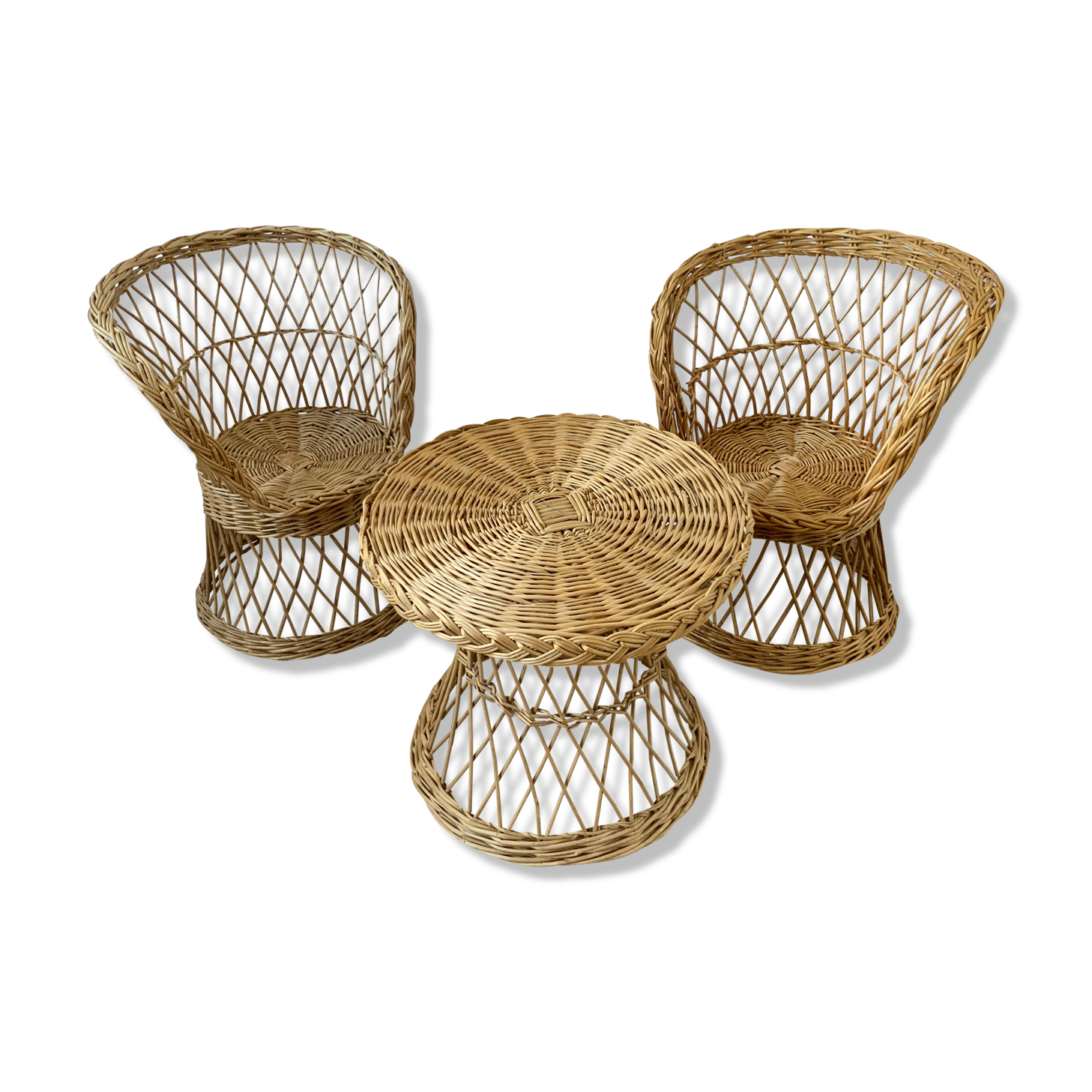 Wicker children's living room