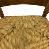 Art Deco chair minimalist oak wicker minimalist design
