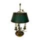 Bronze and sheet metal lamp, 20th century
