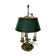Bronze and sheet metal lamp, 20th century